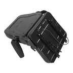 Universal Forklift Seat PVC Tractor Seat Foldable W/ Armrests & Safety Switch