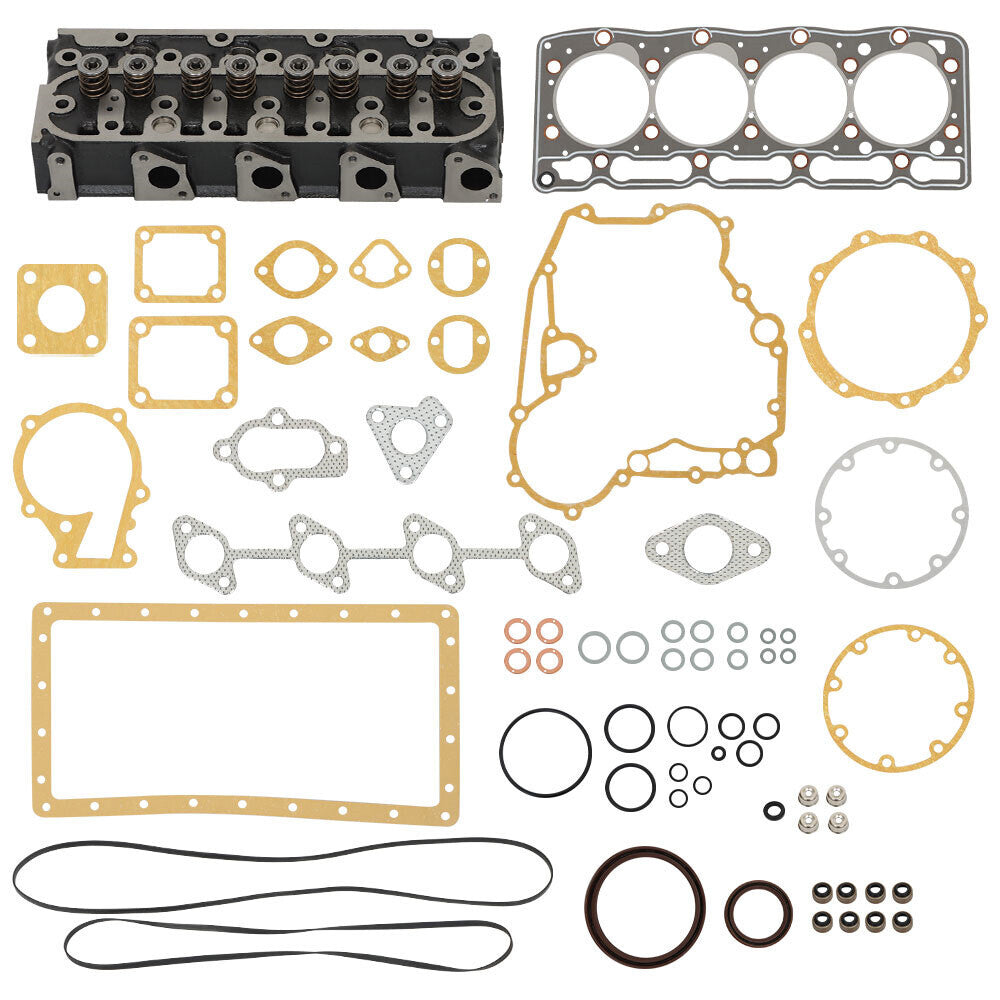 New Complete Cylinder Head & Full Gasket Kit For Kubota V1505 Tractor B2910HSD