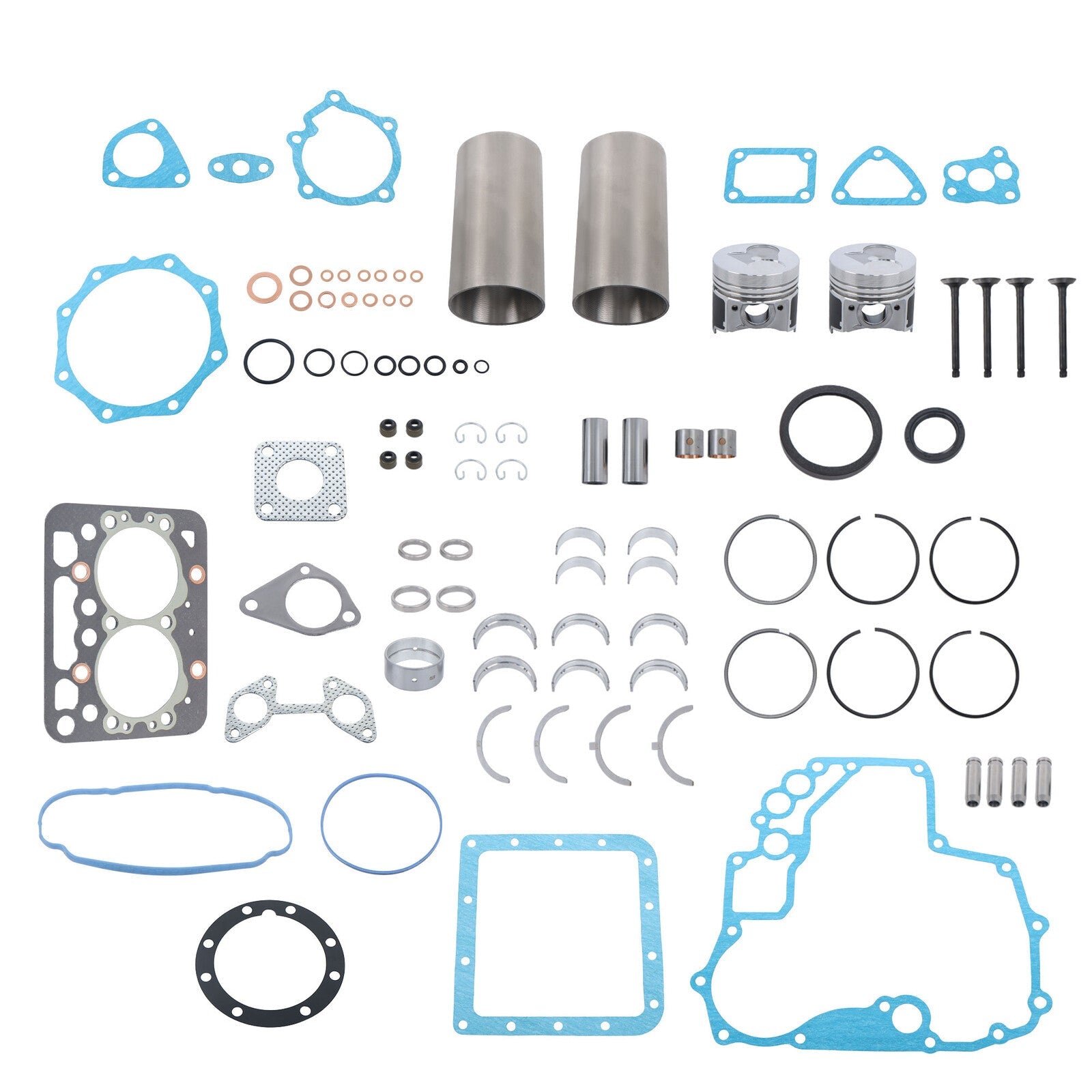 Z482 Engine Overhaul Rebuild Kit STD With Liner For KUBOTA T1600H Tractor