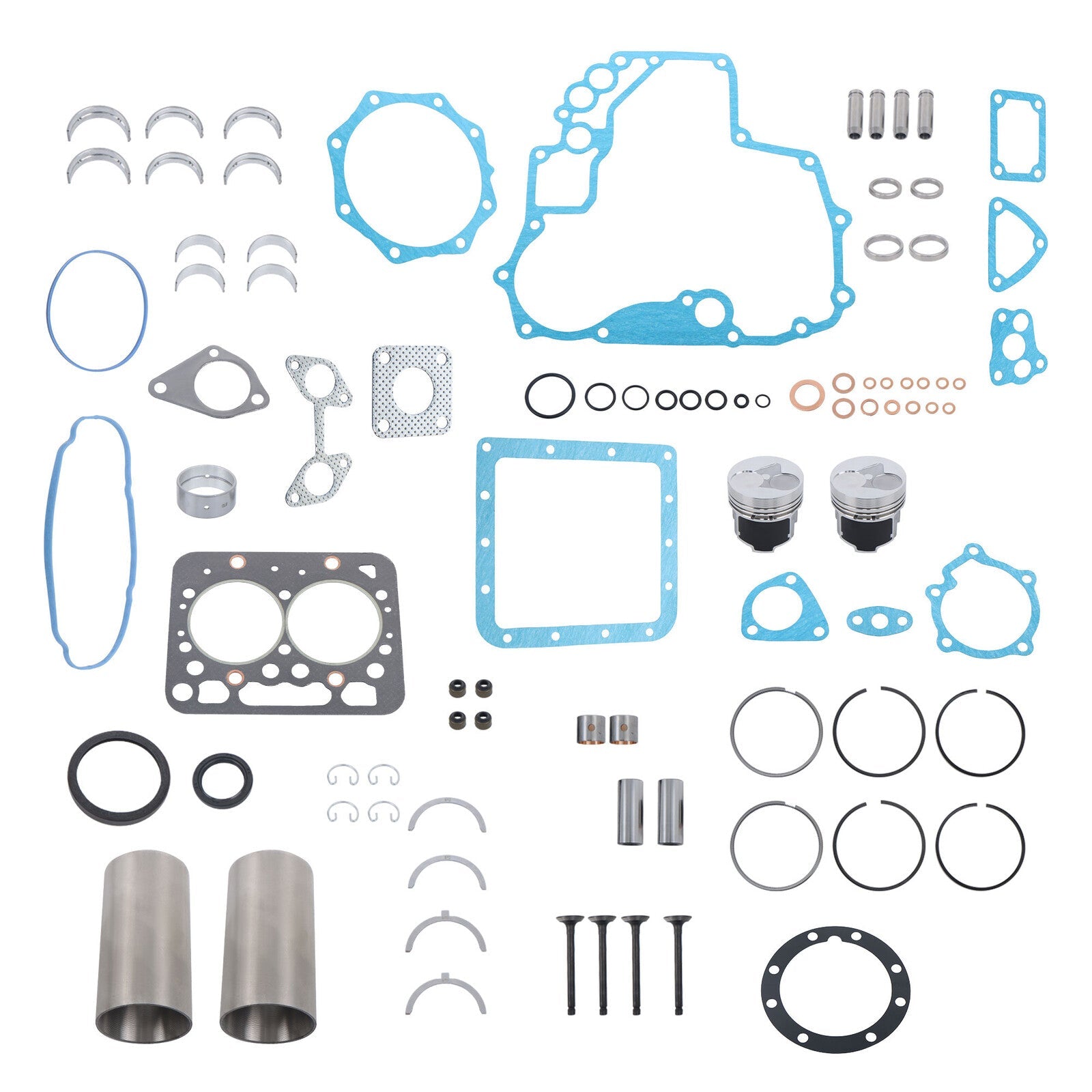 Z482 Engine Overhaul Rebuild Kit STD With Liner For KUBOTA T1600H Tractor