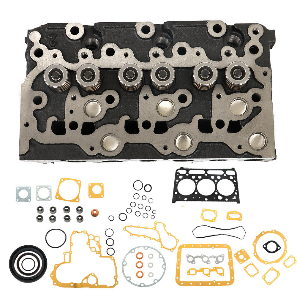 NEW For Kubota D1703 Engine Bobcat 238 325 Excavator Complete Cylinder Head Assy