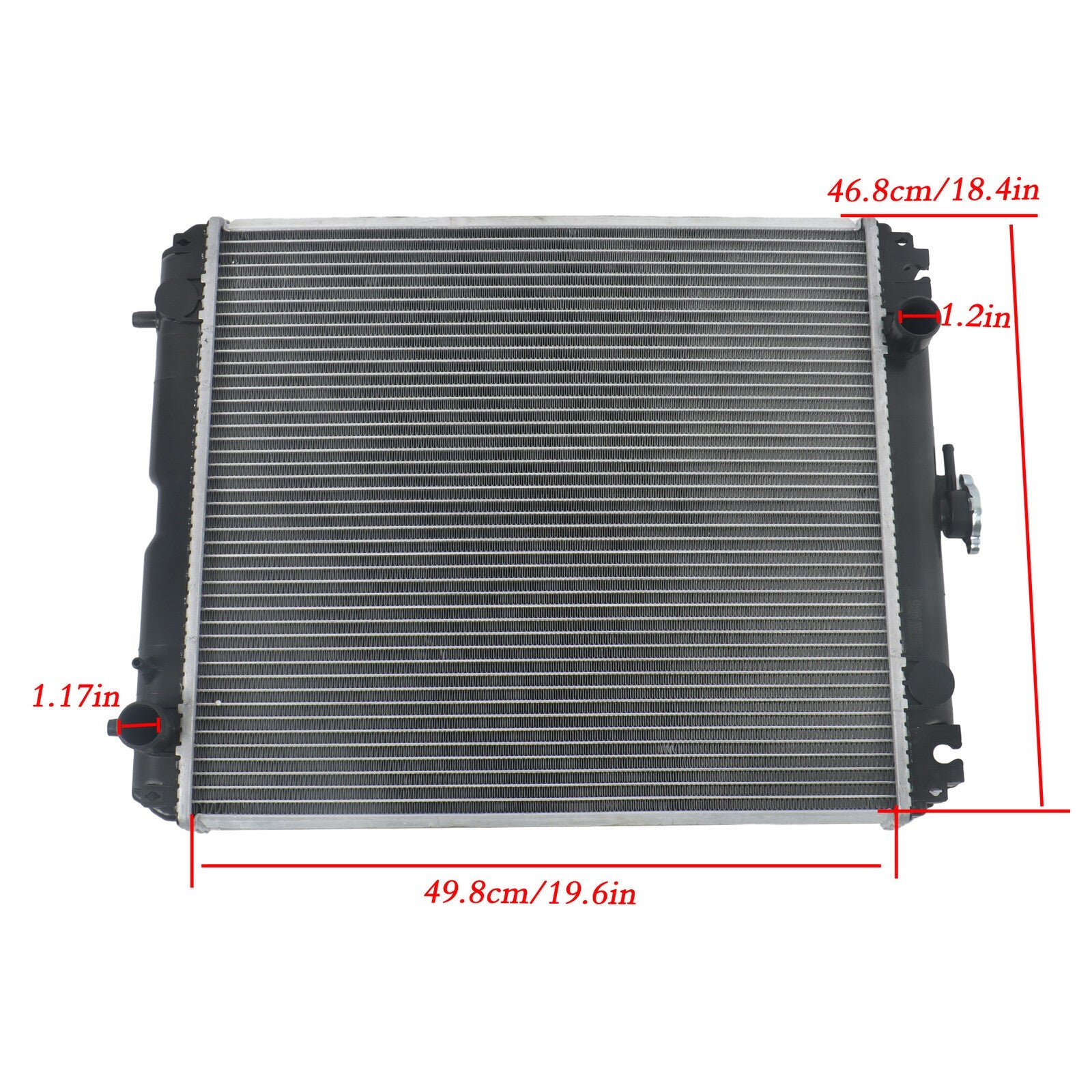 RD411-42300 Radiator For Kubota KX121-3S KX161-3 U50-3 U45-3ST U45-3 Excavator