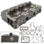 Complete Cylinder Head & Full Gasket Kit For Kubota D1402 Engine
