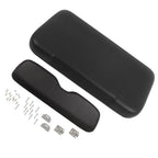 Black Golf Cart Front Seat Cushion w/ Hardware For EZGO Medalist TXT 1994-2013