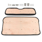Black Golf Cart Front Seat Cushion w/ Hardware For EZGO Medalist TXT 1994-2013