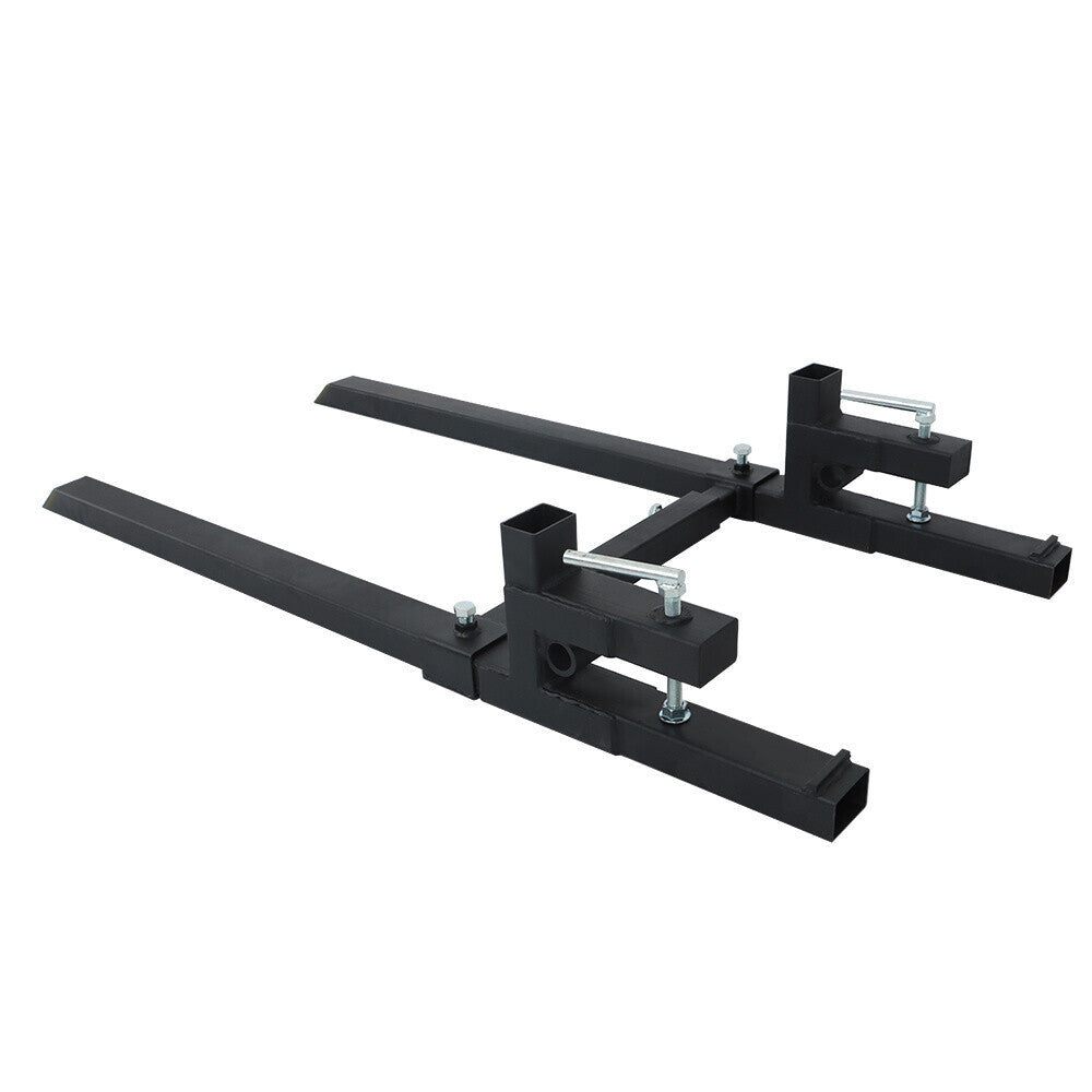 2000lbs Clamp on Pallet Forks Loader Bucket Skidsteer Tractor 60" Universal