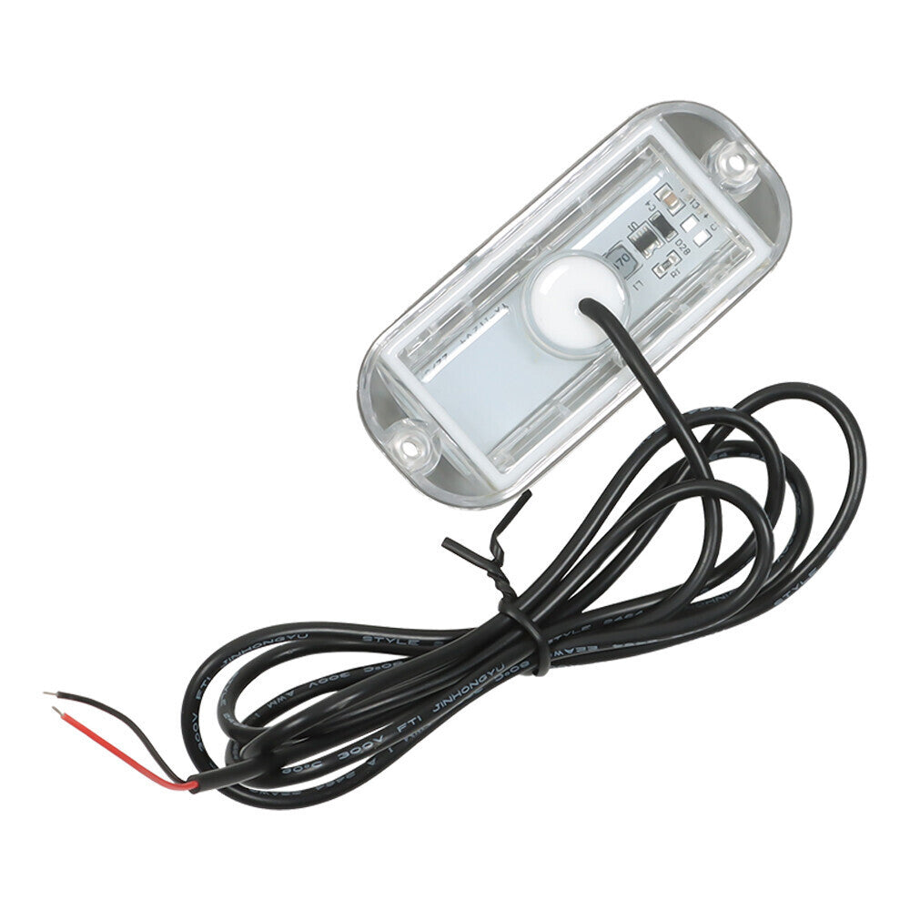 Pair 27 LED Marine Light Boat Lights Stainless Steel Yacht Underwater Lamp Blue