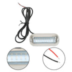 Pair 27 LED Marine Light Boat Lights Stainless Steel Yacht Underwater Lamp Blue