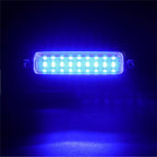 Pair 27 LED Marine Light Boat Lights Stainless Steel Yacht Underwater Lamp Blue