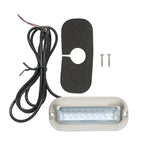 Pair 27 LED Marine Light Boat Lights Stainless Steel Yacht Underwater Lamp Blue