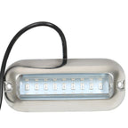 Pair 27 LED Marine Light Boat Lights Stainless Steel Yacht Underwater Lamp Blue