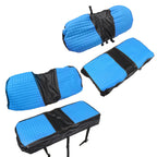 Blue Front And Rear Seat Covers Set For Club Car Precedent 2004-Up Golf Carts