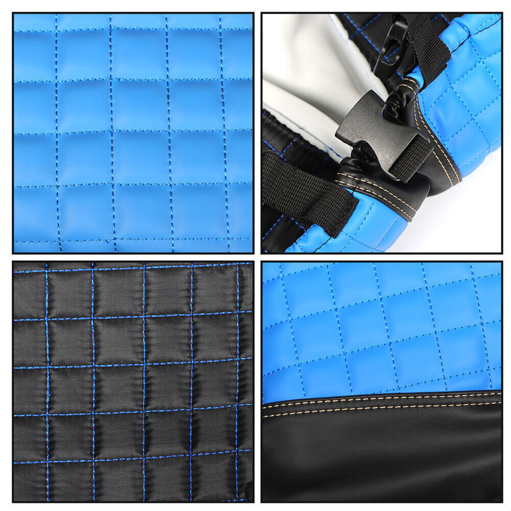 Blue Front And Rear Seat Covers Set For Club Car Precedent 2004-Up Golf Carts