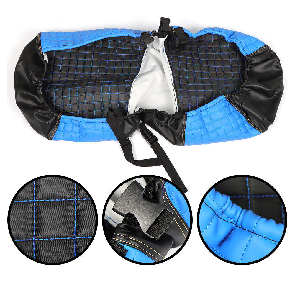 Blue Front And Rear Seat Covers Set For Club Car Precedent 2004-Up Golf Carts