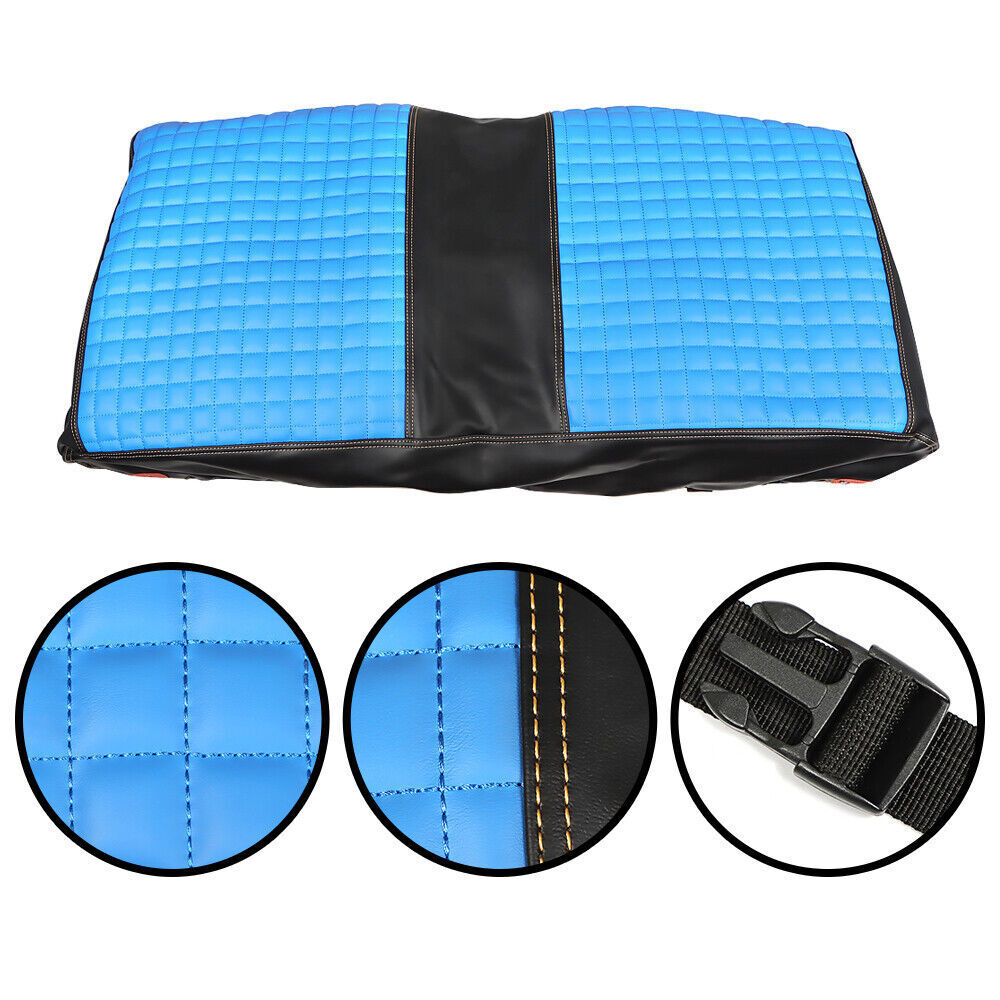 Blue Front And Rear Seat Covers Set For Club Car Precedent 2004-Up Golf Carts