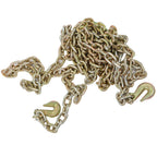 2 Pack 3/8"X20' G70 Tow Chain Tie Down Binder Chain Flatbed Truck Trailer US