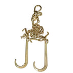 V-Chain Bridle w/15" Large J Hooks,T- Hook&J-Hook w/ Grab Hooks 3' 5/16" G70 New
