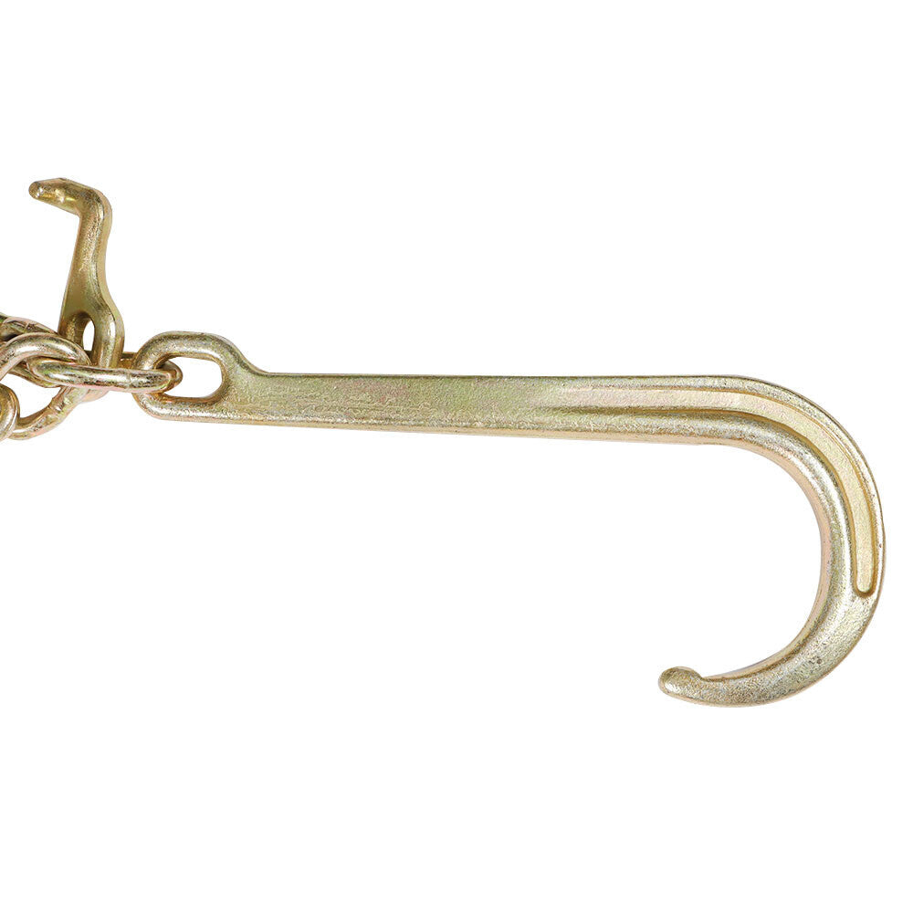 V-Chain Bridle w/15" Large J Hooks,T- Hook&J-Hook w/ Grab Hooks 3' 5/16" G70 New