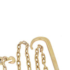 5/16 x 8 FT GRADE 70 Wrecker Tow Chain 15" J Hook Hook Rollback Carrier Axle