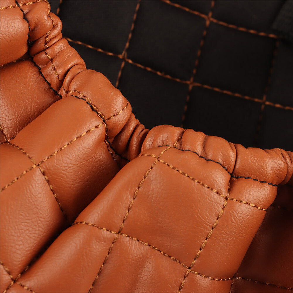 Universal Size Rear Seat Cover For EZGo Club Car Yamaha Models Brown Color