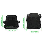 Forklift Seat PVC Universal Adjustable Backrest Tractor Seat Safety Belt Armrest