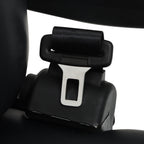 Forklift Seat PVC Universal Adjustable Backrest Tractor Seat Safety Belt Armrest