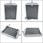 8N8005 86551430 2 low Full Aluminum Radiator For Ford Tractor 2N 8N 9N Model