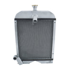 8N8005 86551430 2 low Full Aluminum Radiator For Ford Tractor 2N 8N 9N Model
