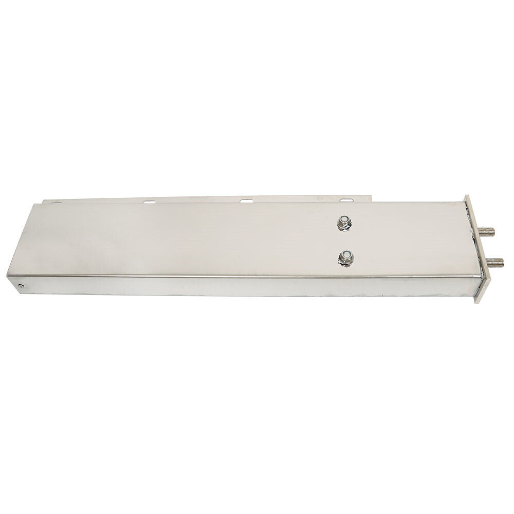 30" Stainless Steel Mud Flap Hanger w/ Light Cutouts Spring Loaded 2 1/2 Patter