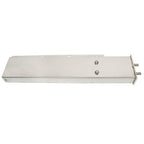 30" Stainless Steel Mud Flap Hanger w/ Light Cutouts Spring Loaded 2 1/2 Patter