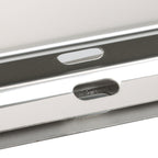 30" Stainless Steel Mud Flap Hanger w/ Light Cutouts Spring Loaded 2 1/2 Patter