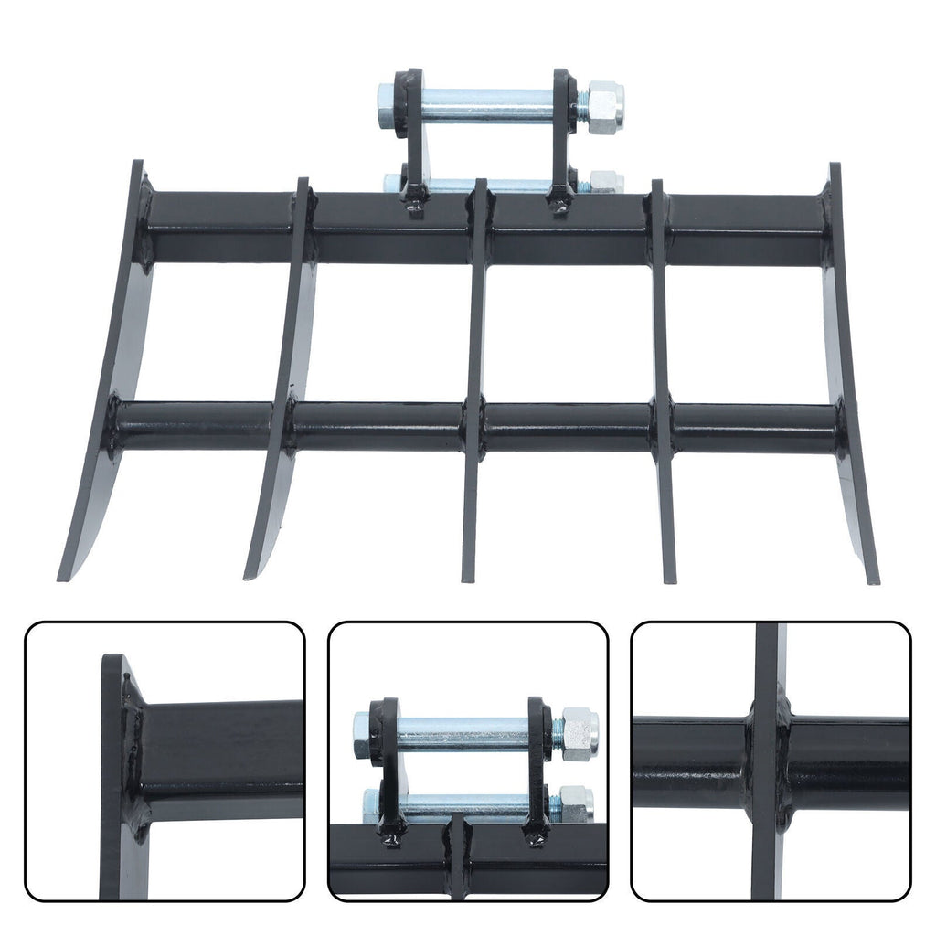 Rake Attachments For One Ton to 1.5Ton Mini Excavator Small Digger