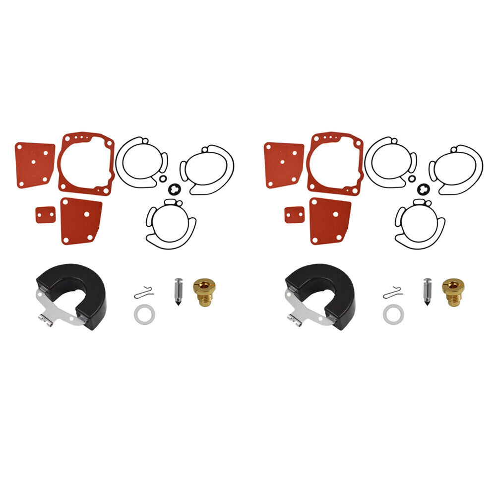 2x Carburetor Rebuild Kit Fits For Johnson Evinrude 100HP 1998-2001 New