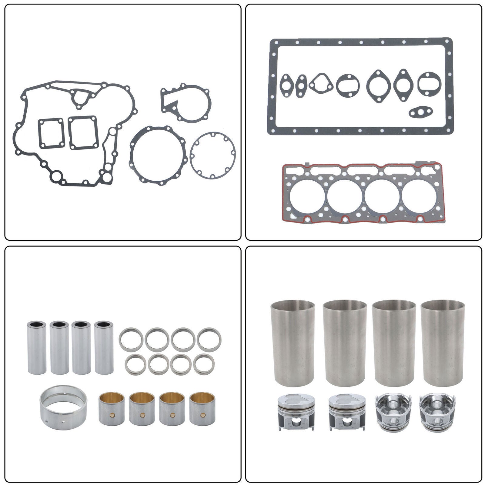 Overhaul Rebuild Kit V1505 V1505D V1505T V1505E B2910HSD Fit For Kubota Engine