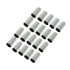 Chrome Lug Nut Covers Screw On Tube Style ABS Plastic 33mm Semi Truck Pack of 20
