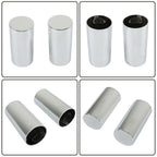 Chrome Lug Nut Covers Screw On Tube Style ABS Plastic 33mm Semi Truck Pack of 20