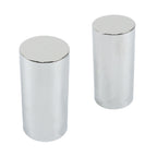 Chrome Lug Nut Covers Screw On Tube Style ABS Plastic 33mm Semi Truck Pack of 20