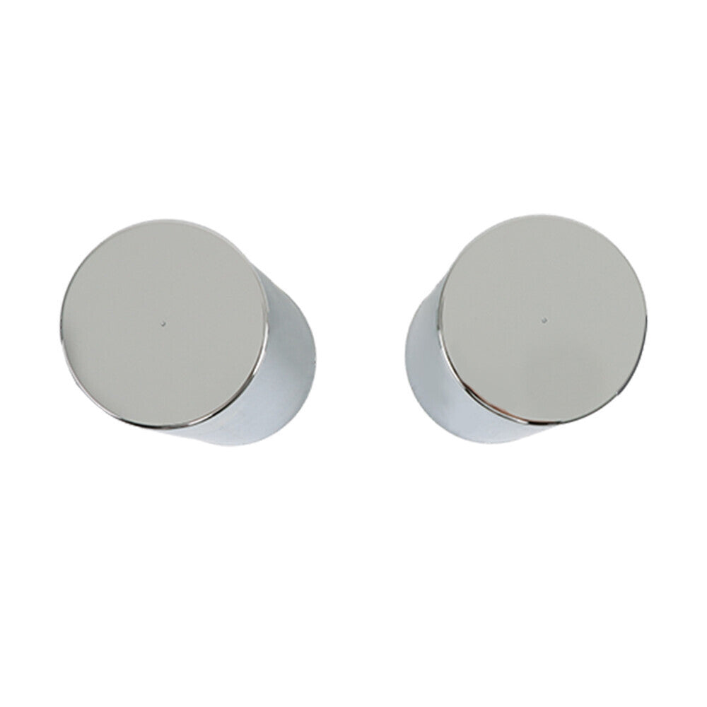 Chrome Lug Nut Covers Screw On Tube Style ABS Plastic 33mm Semi Truck Pack of 20