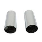 Chrome Lug Nut Covers Screw On Tube Style ABS Plastic 33mm Semi Truck Pack of 20