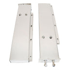 Stainless Steel Mud Flap Hanger w/ Light Cutouts Spring Loaded 2 1/2 Pattern 30"