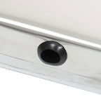 Stainless Steel Mud Flap Hanger w/ Light Cutouts Spring Loaded 2 1/2 Pattern 30"