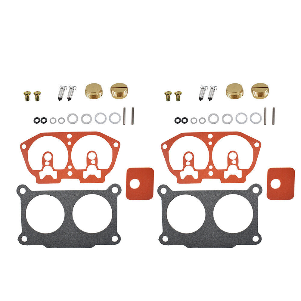 2* Carb Carburetor Rebuild Kit  Fit For Yamaha 115-225 HP 1986-1995 Outboard V-4