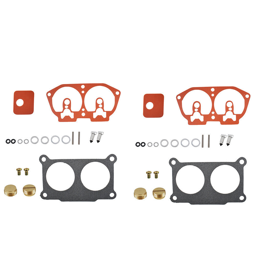 2* Carb Carburetor Rebuild Kit  Fit For Yamaha 115-225 HP 1986-1995 Outboard V-4