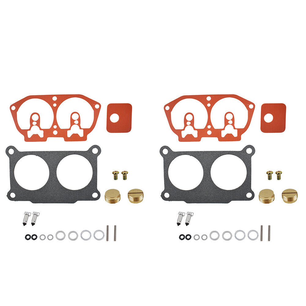 2* Carb Carburetor Rebuild Kit  Fit For Yamaha 115-225 HP 1986-1995 Outboard V-4