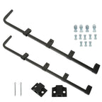 Straight Mud Flap Hanger 30" Heavy Duty Steel Set For Semi Truck