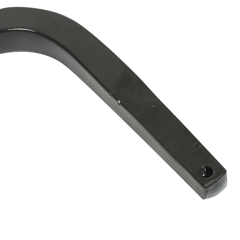 Straight Mud Flap Hanger 30" Heavy Duty Steel Set For Semi Truck