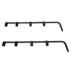 Straight Mud Flap Hanger 30" Heavy Duty Steel Set For Semi Truck