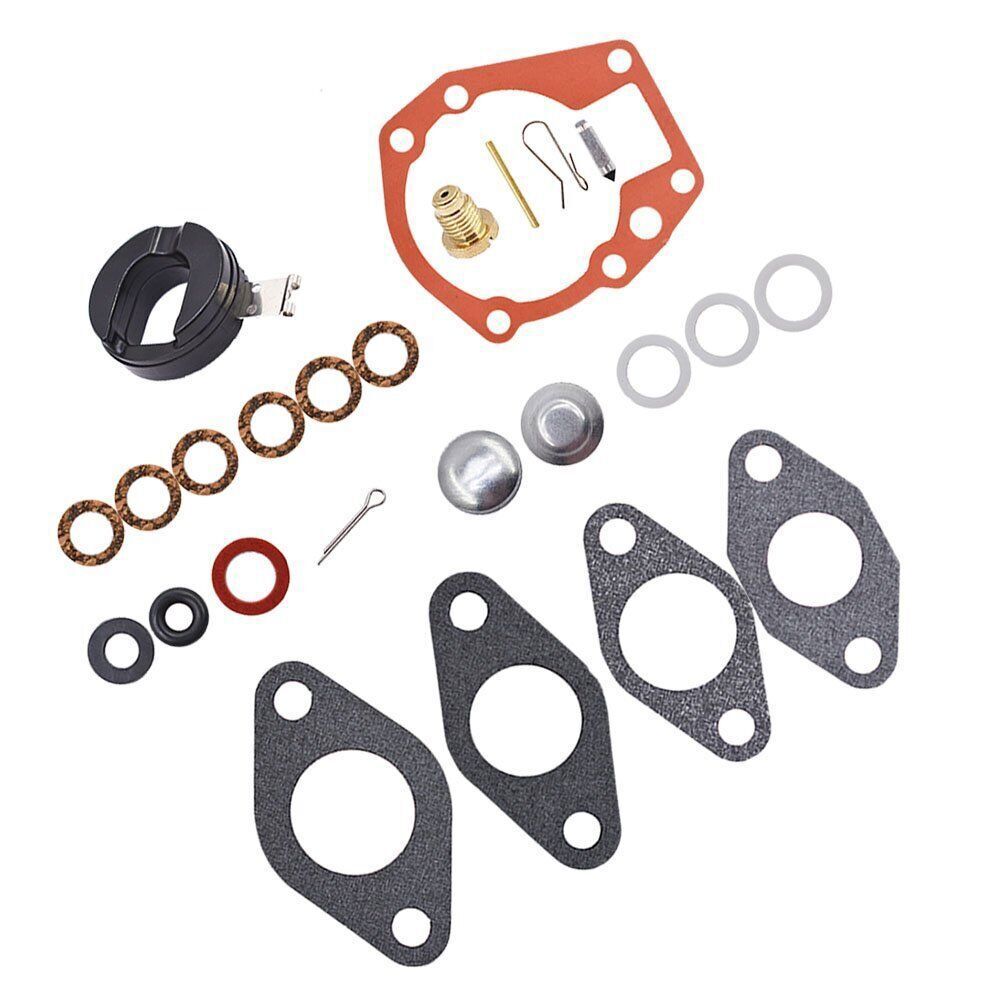 For Johnson Evinrude 6HP 7.5HP 10HP 15HP 383067 398532 Carburetor Kit & Float