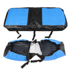 Rear Seat Covers Kit No Staple Blue Color Universal Size Fits For Golf Carts