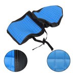 Rear Seat Covers Kit No Staple Blue Color Universal Size Fits For Golf Carts